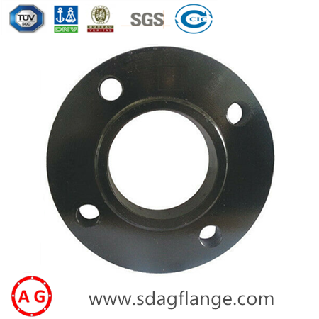 BS4504 PN40 Slip On Flange Pintura beltza